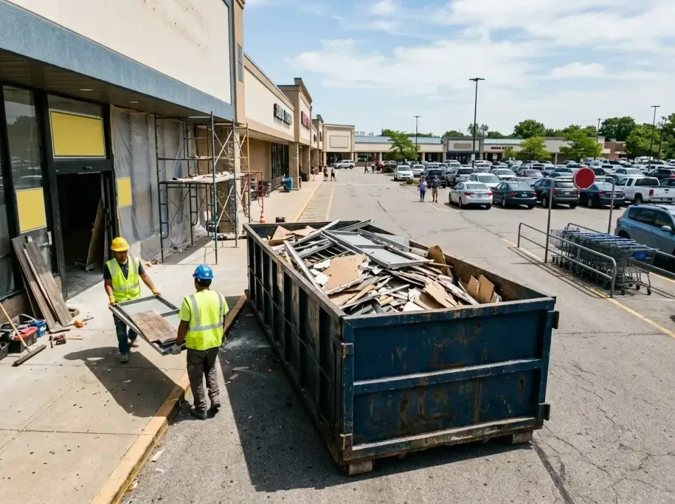 retail-store-renovation-debris-003 — frequently asked questions, Roll-off Dumpster Rentals in Stone Mountain, GA